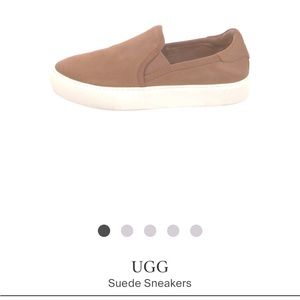 Ugg suede slip on sneakers
